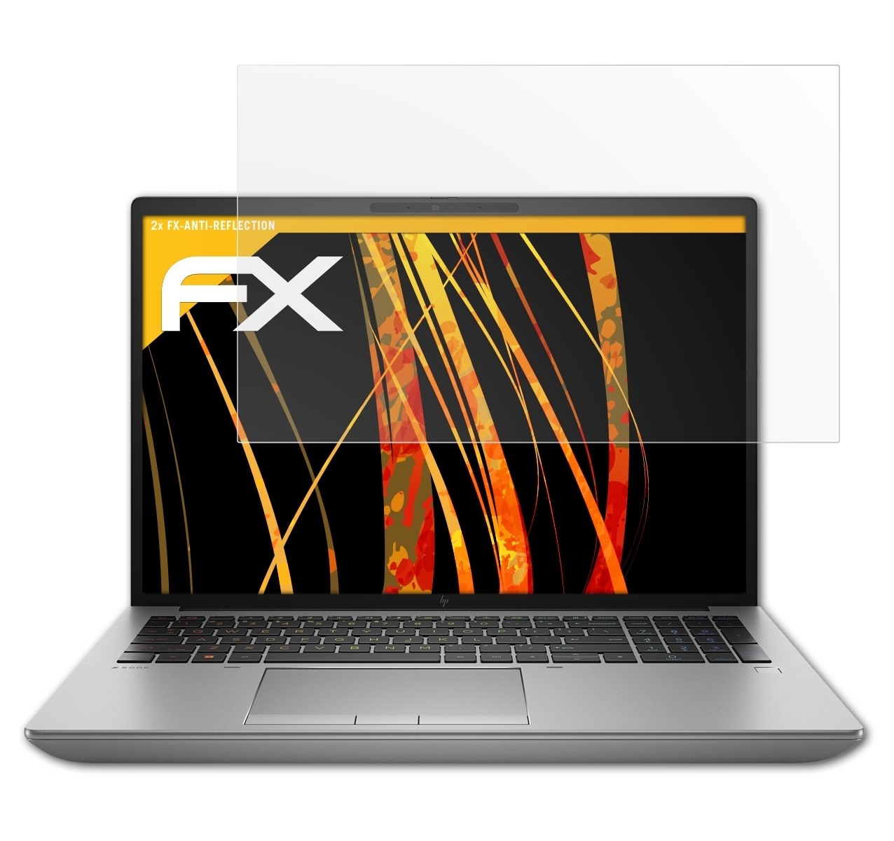 ATFOLIX 2x FX-Antireflex G9) Displayschutz(für HP ZBook Fury 16
