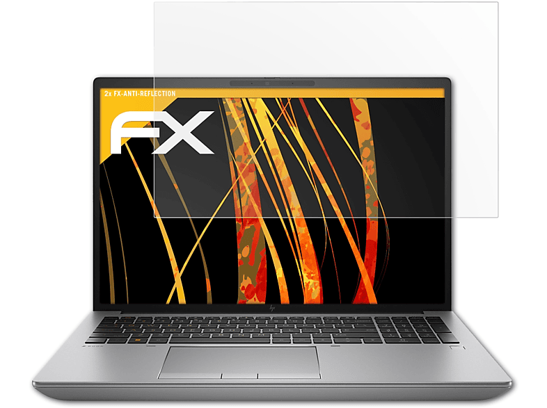 ATFOLIX 2x FX-Antireflex Displayschutz(für HP ZBook 16 G9) Fury