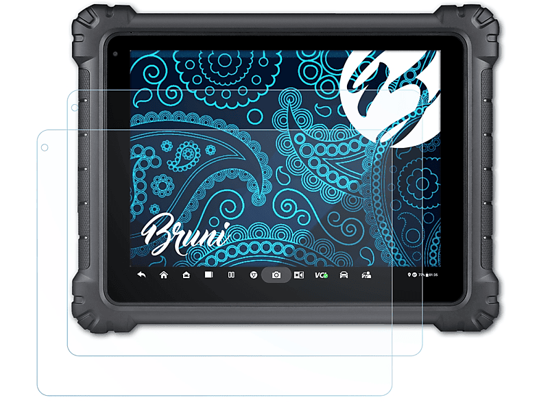BRUNI 2x Basics-Clear Lite/Ultra Autel Ultra MaxiCOM Schutzfolie(für S) Lite