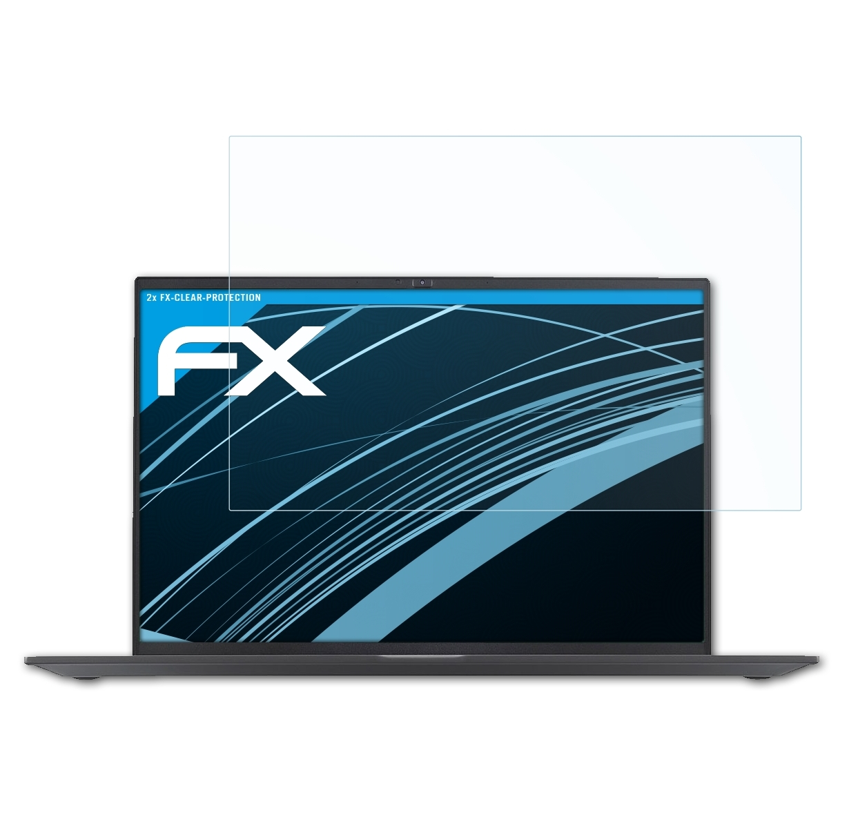 ATFOLIX 2x FX-Clear 16 Displayschutz(für (16Z90Q)) LG Gram