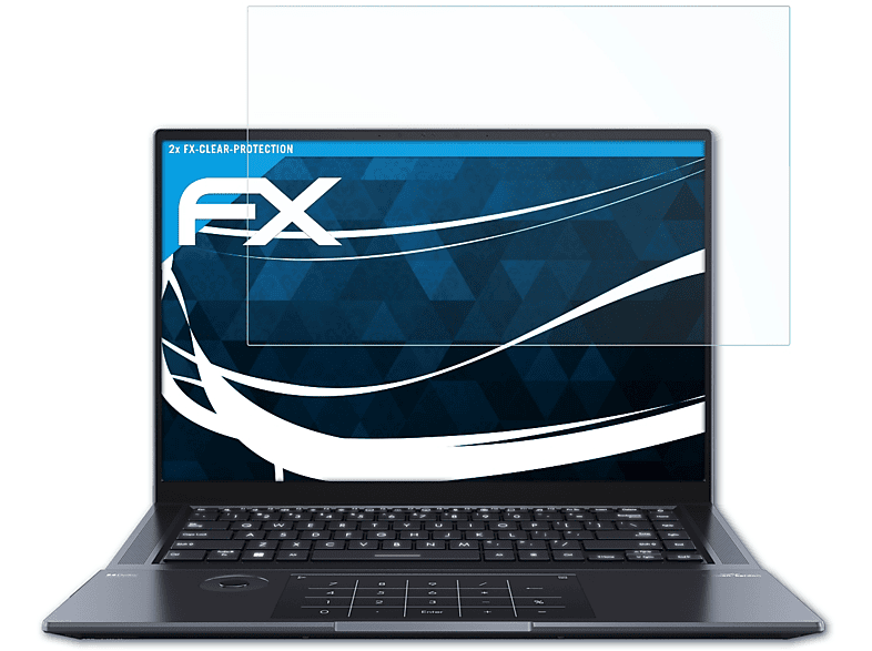 Displayschutz(für 2x 16X) FX-Clear Asus ATFOLIX Pro Zenbook
