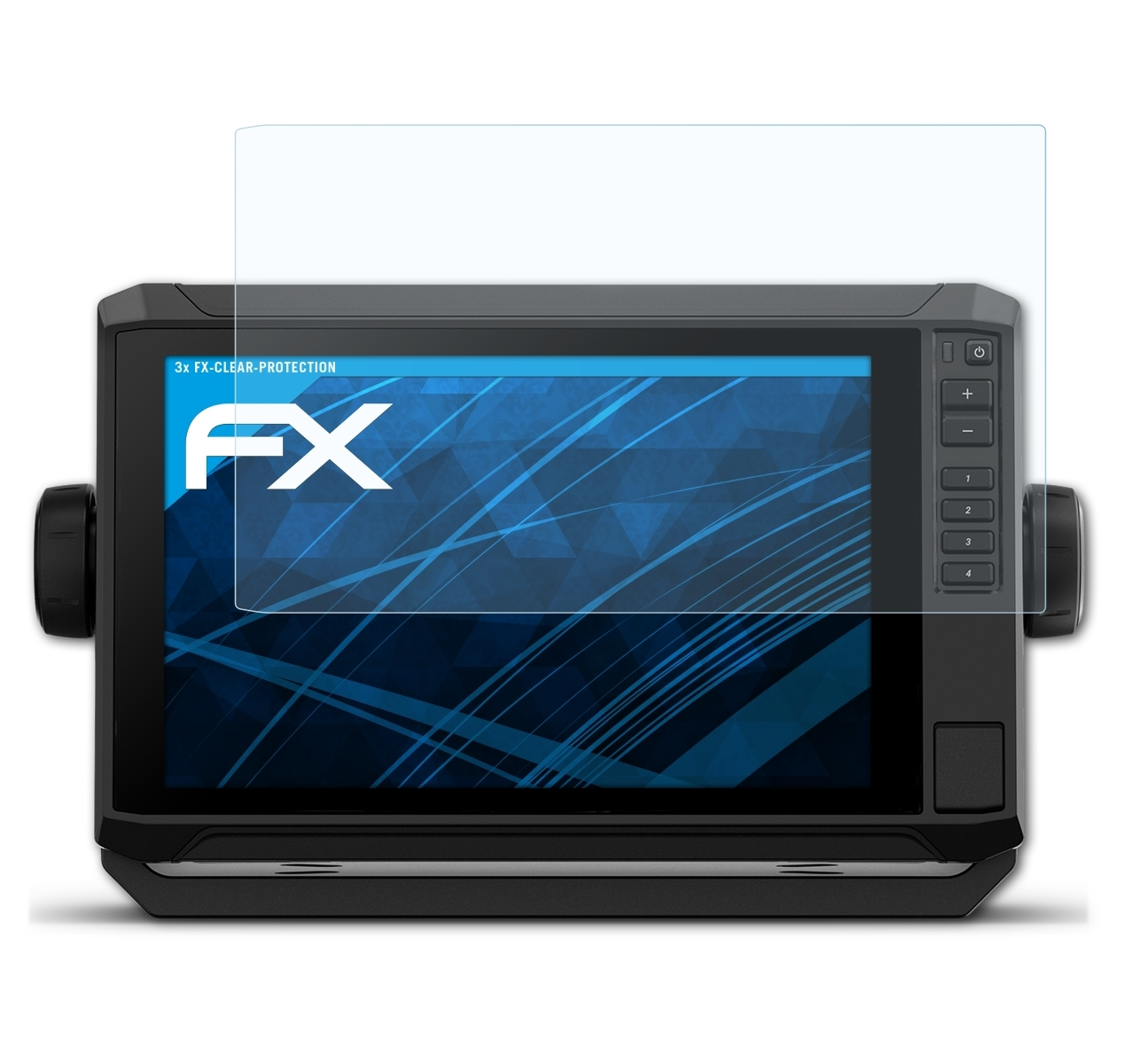 UHD2 ATFOLIX ECHOMap Garmin (92sv)) Displayschutz(für FX-Clear 3x