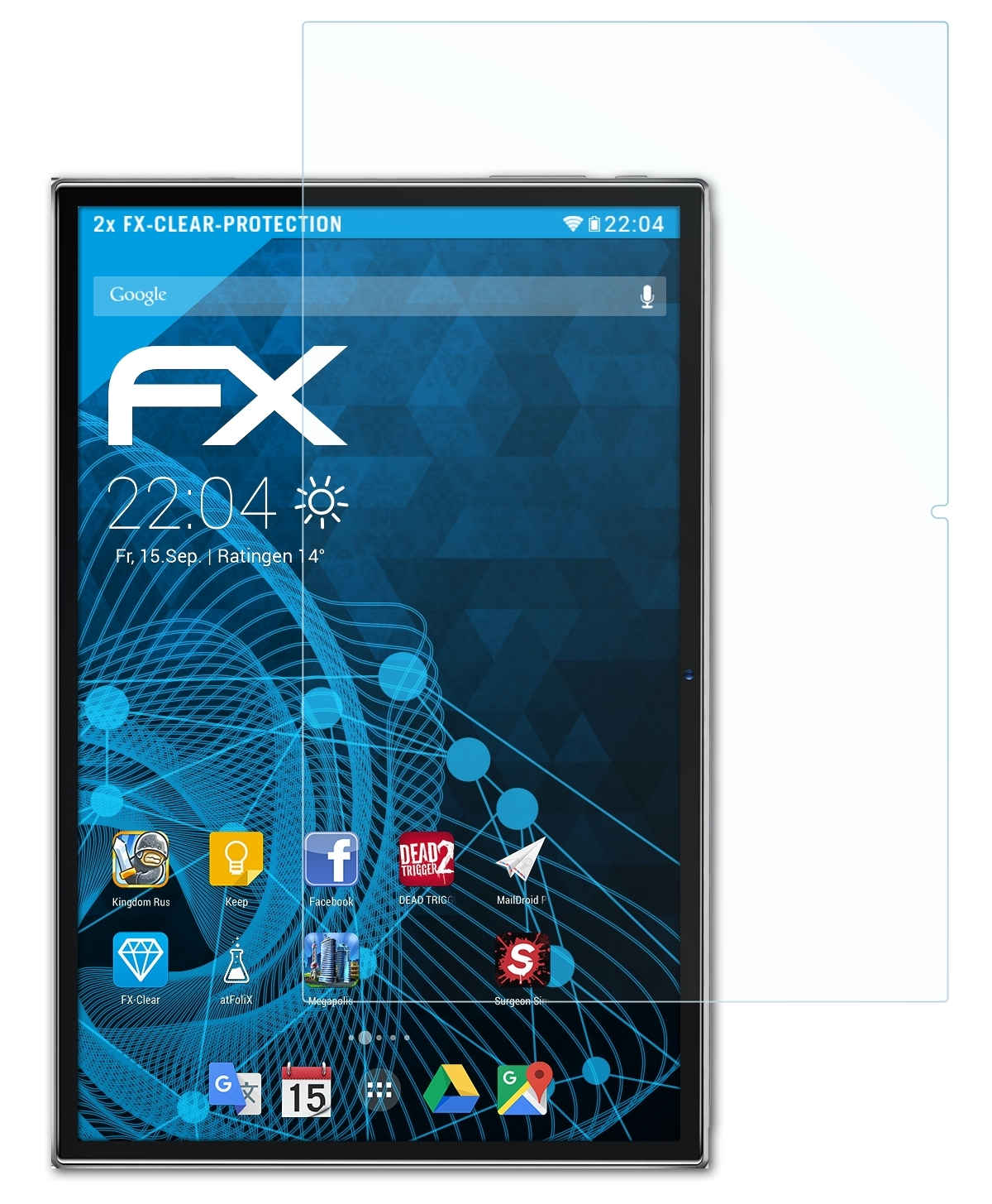 Pritom FX-Clear Displayschutz(für 2x ATFOLIX L10)