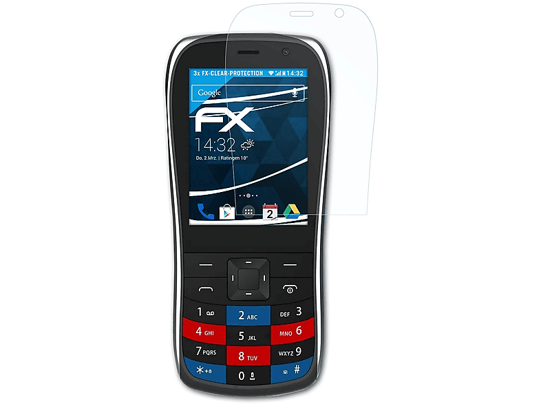 ATFOLIX 3x FX-Clear E284S) Energizer Displayschutz(für