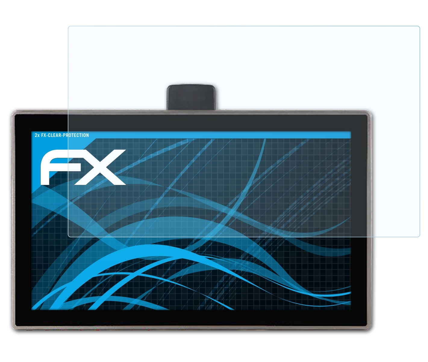 ATFOLIX 2x FX-Clear Displayschutz(für Nodka WP2151T-C (21.5 Inch))