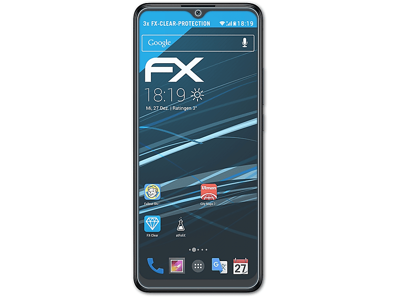 ATFOLIX 3x FX-Clear Displayschutz(für TCL 30 XL)