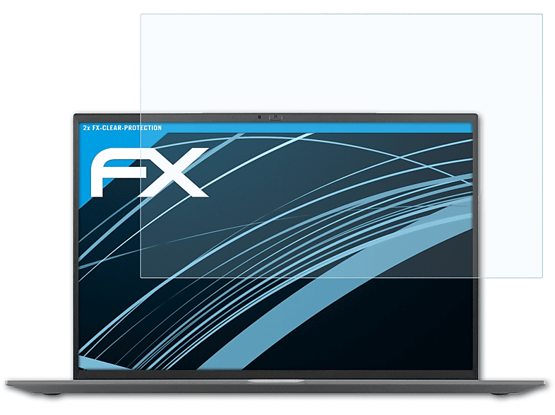 ATFOLIX 2x FX-Clear Displayschutz(für LG Gram 17 (17Z90Q))