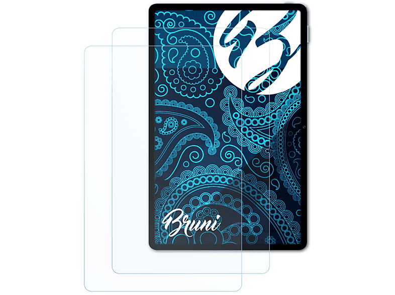 BRUNI 2x Basics-Clear V8 Pad Pro) Schutzfolie(für Honor