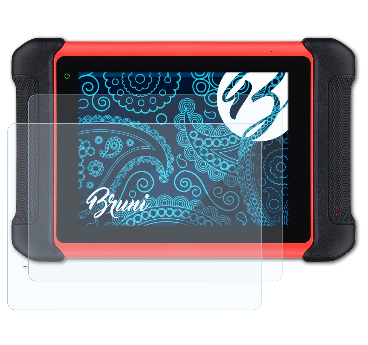 BRUNI 2x Basics-Clear Schutzfolie(für Autel MK906BT) MaxiCOM