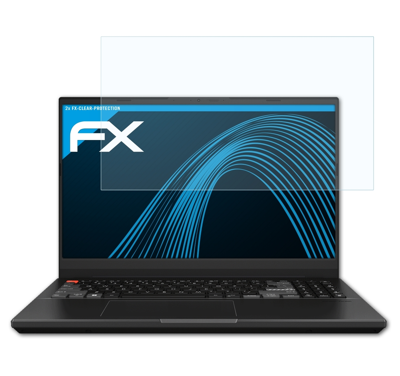(K6501)) VivoBook 15X Displayschutz(für Pro ATFOLIX Asus 2x FX-Clear