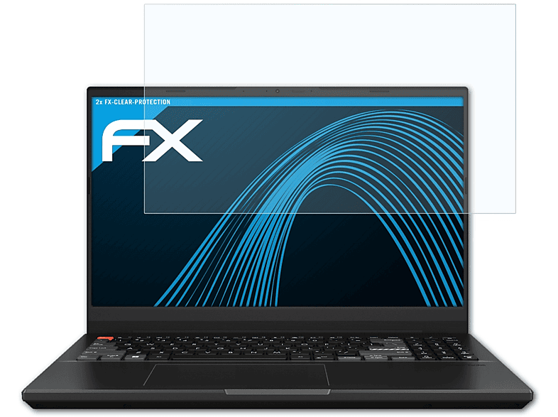 ATFOLIX 2x FX-Clear Displayschutz(für Asus VivoBook Pro 15X (K6501))