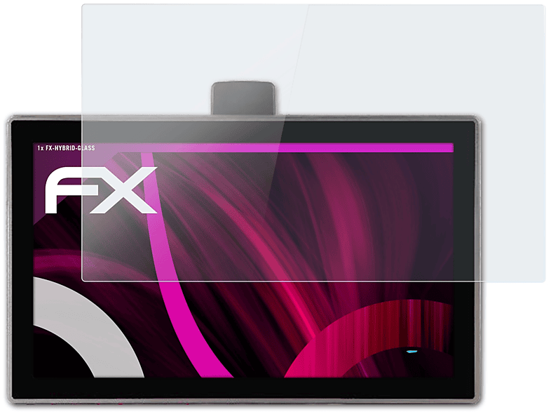 ATFOLIX FX-Hybrid-Glass Schutzglas(für Nodka WP2151T-C (21.5 Inch))