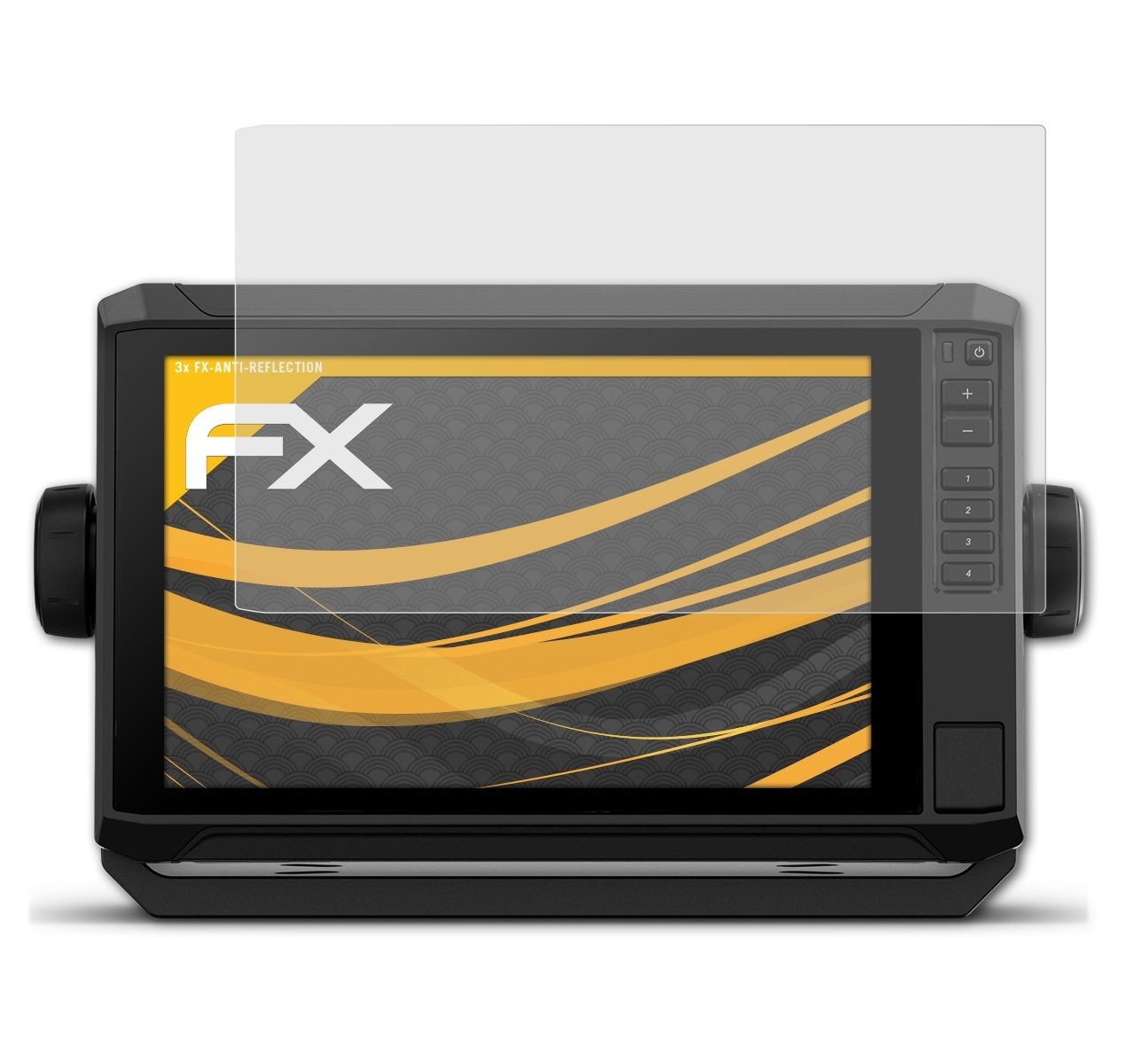 ATFOLIX FX-Antireflex (92sv)) 3x UHD2 ECHOMap Garmin Displayschutz(für