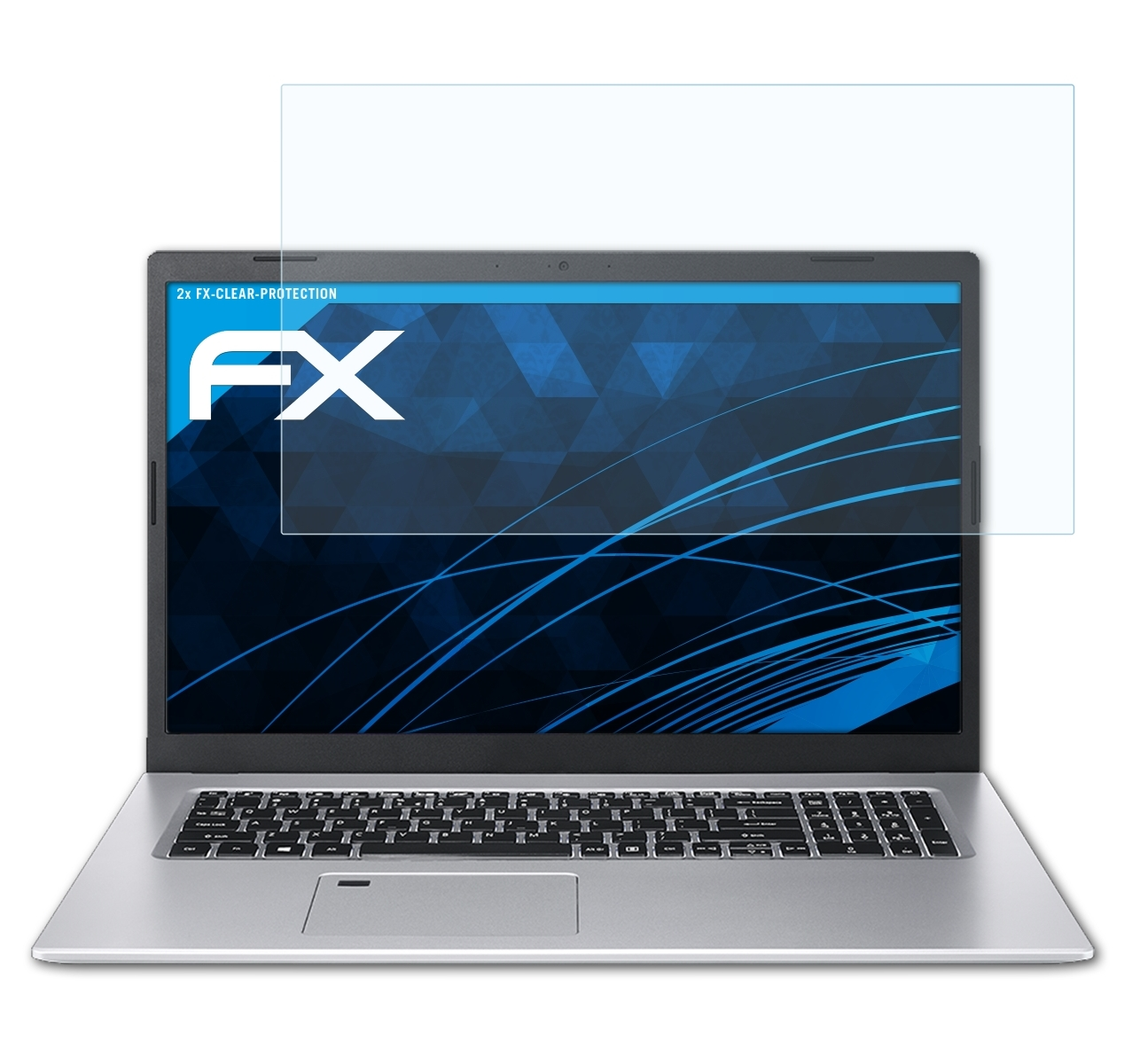 ATFOLIX 2x FX-Clear Displayschutz(für A517-52G Inch)) Acer (17.3 Aspire 5