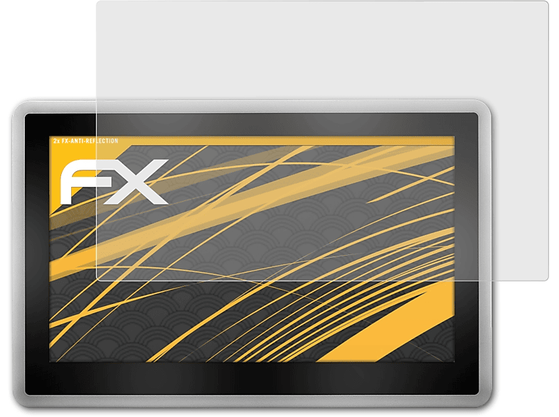ATFOLIX 2x FX-Antireflex Displayschutz(für Nodka iTPC-H1562 (15.6 Inch))