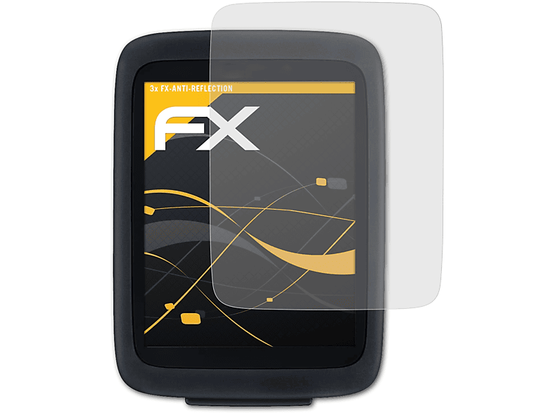 ATFOLIX 3x FX-Antireflex Displayschutz(für Sigma BC 10.0 (WL / WR))