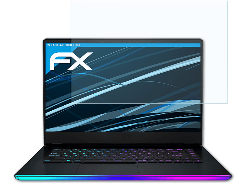 GE66) ATFOLIX 2x Displayschutz(für FX-Clear MSI Raider