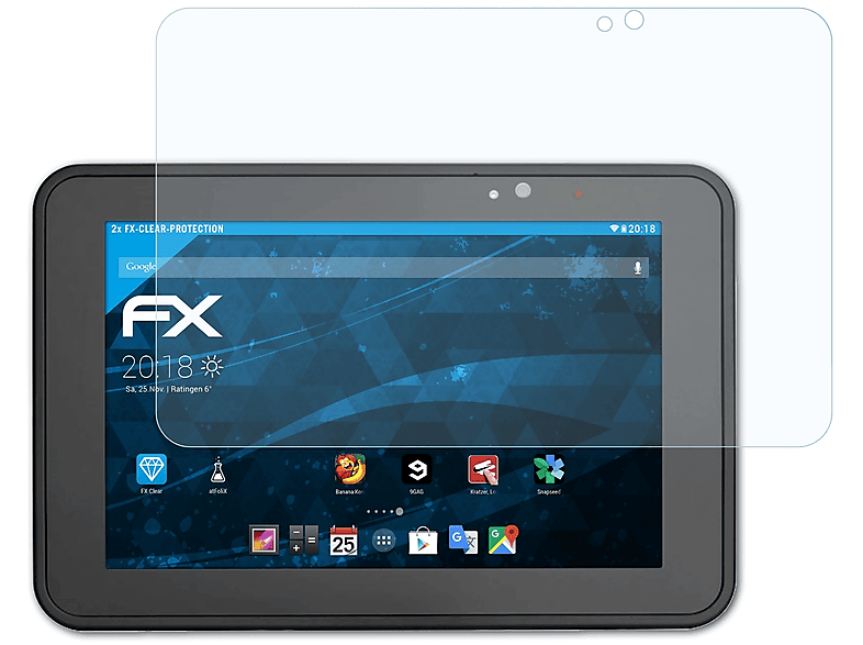 ATFOLIX 2x FX-Clear Displayschutz(für Zebra (8.4 ET51 inch))