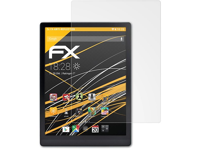 ATFOLIX 2x FX-Antireflex Displayschutz(für BOOX Tab X)