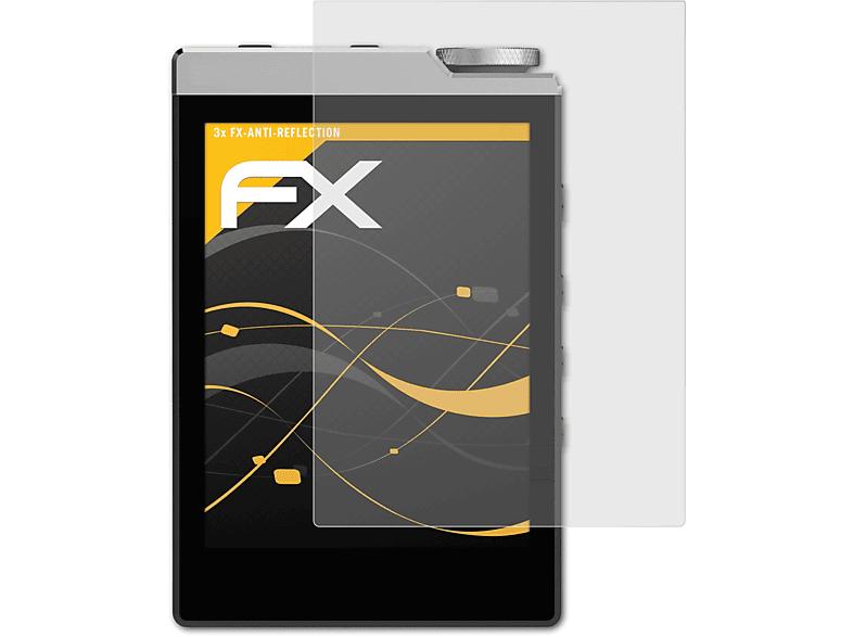 ATFOLIX 3x FX-Antireflex Displayschutz(für Cowon D3) Plenue