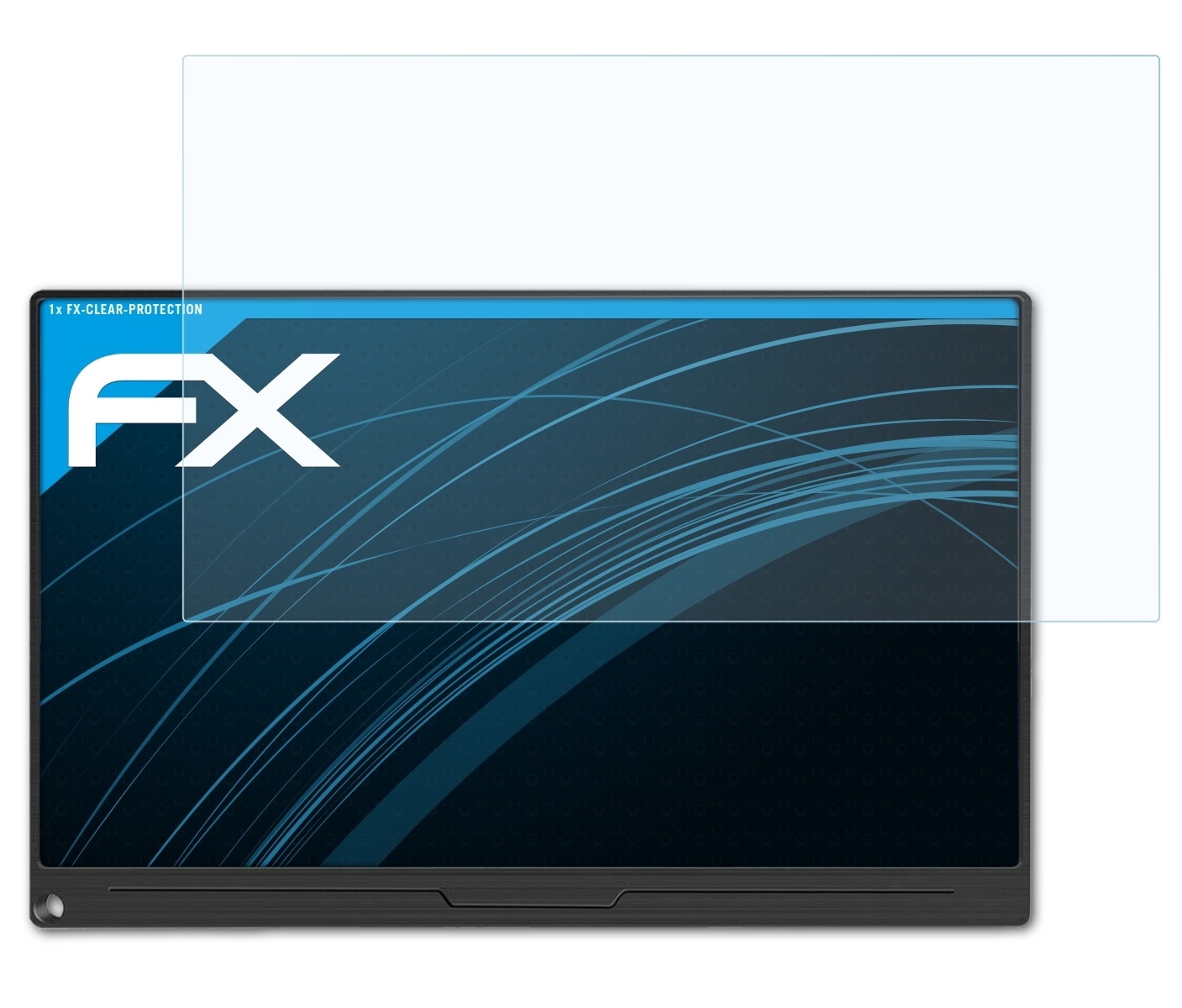 Displayschutz(für 15,6 Uperfect ATFOLIX FX-Clear Inch) HDR-Monitor