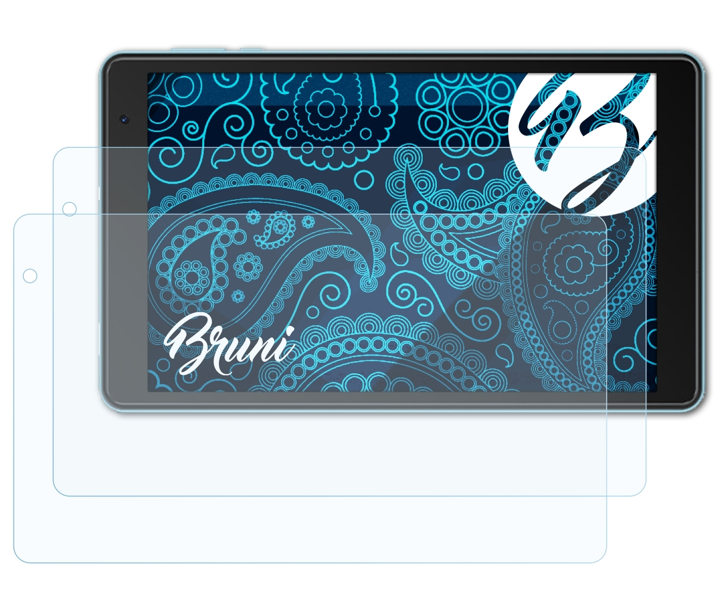 BRUNI 2x Basics-Clear Schutzfolie(für Blackview 5) Tab