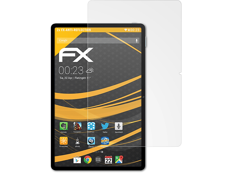 ATFOLIX 2x FX-Antireflex Displayschutz(für Honor Pad V8 Pro)