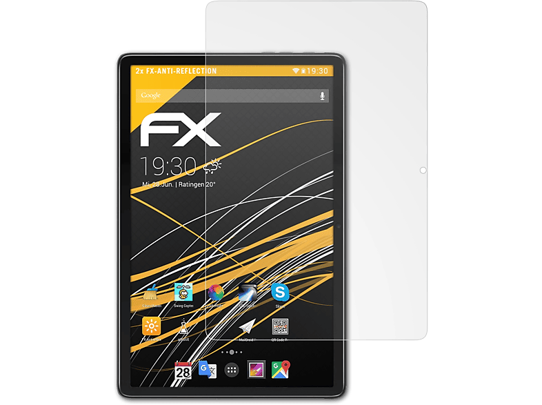 FX-Antireflex 10) 2x ATFOLIX Oscal Displayschutz(für Pad