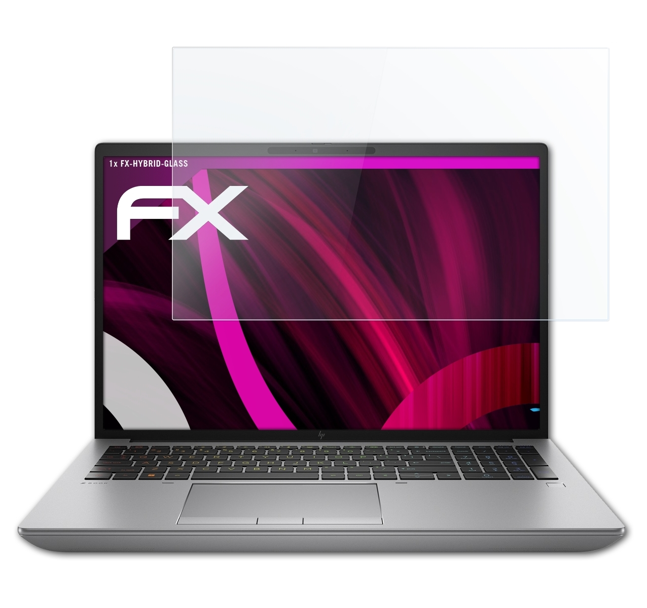 FX-Hybrid-Glass Schutzglas(für ZBook 16 ATFOLIX HP Fury G9)
