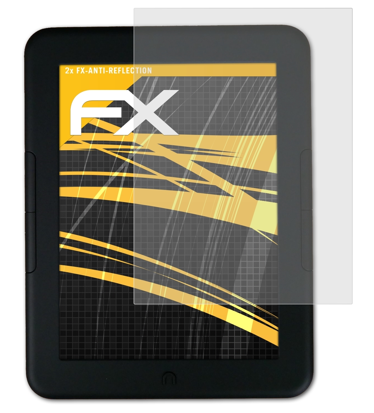 ATFOLIX 2x FX-Antireflex Noble 4e) Barnes & Displayschutz(für GlowLight NOOK