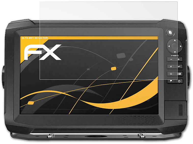 2x FX-Antireflex HDS Lowrance Carbon 9) Displayschutz(für ATFOLIX