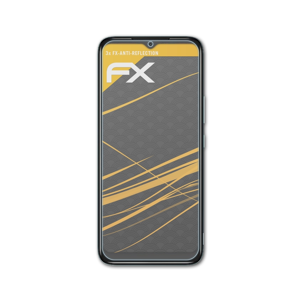 3x Nokia Displayschutz(für ATFOLIX C12) FX-Antireflex