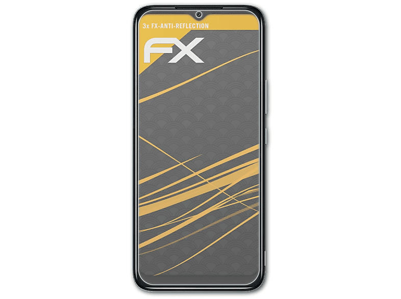 ATFOLIX 3x FX-Antireflex Displayschutz(für Nokia C12)