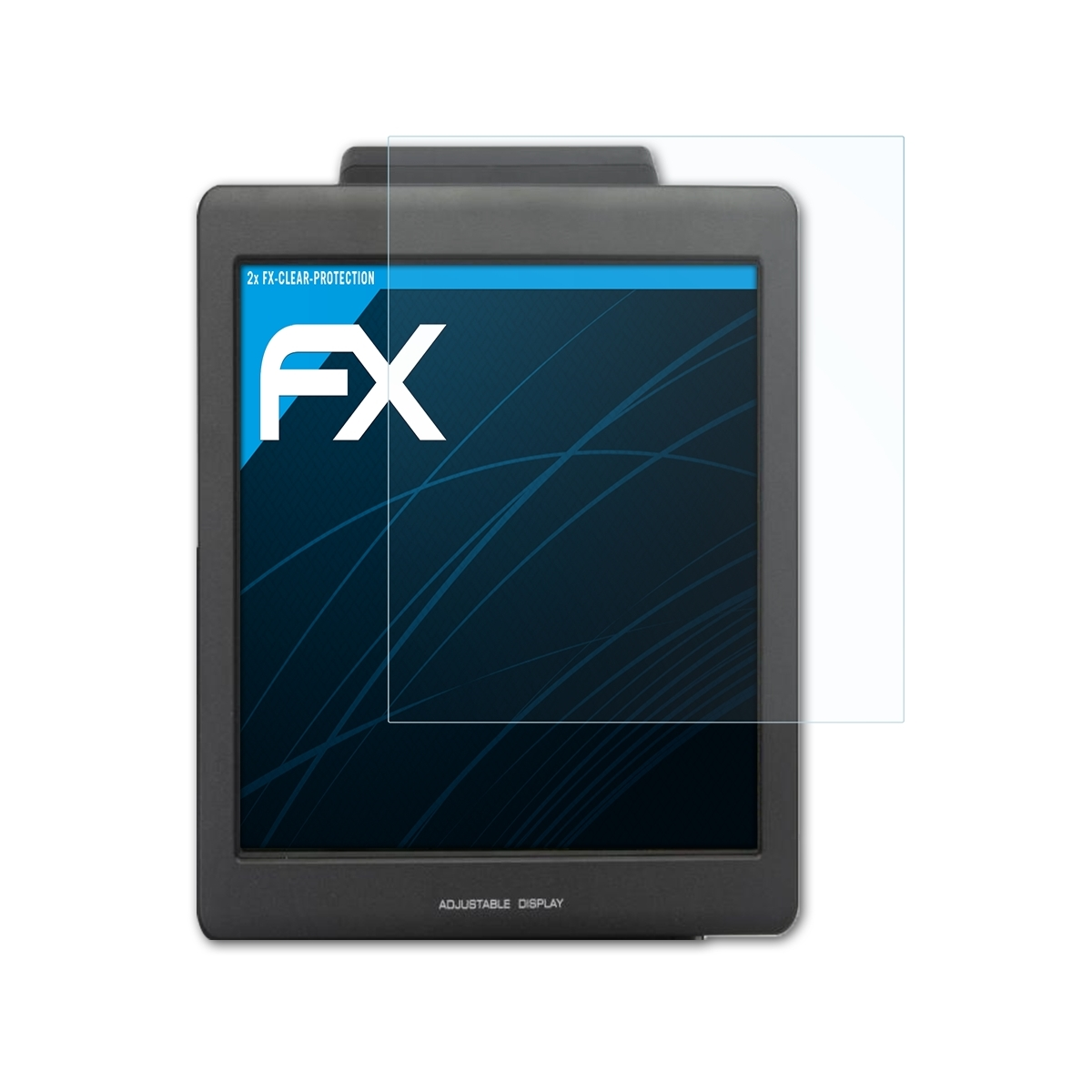 ATFOLIX 2x FX-Clear Displayschutz(für Sam4s SAP-630)