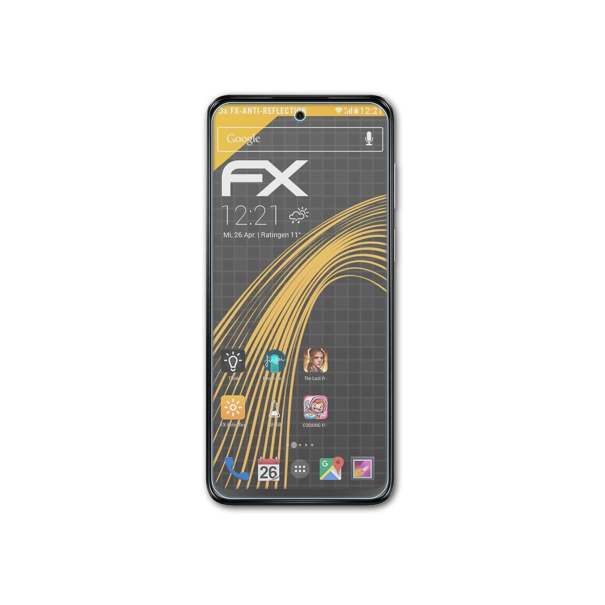 Displayschutz(für FX-Antireflex Moto ATFOLIX 3x Motorola G23)
