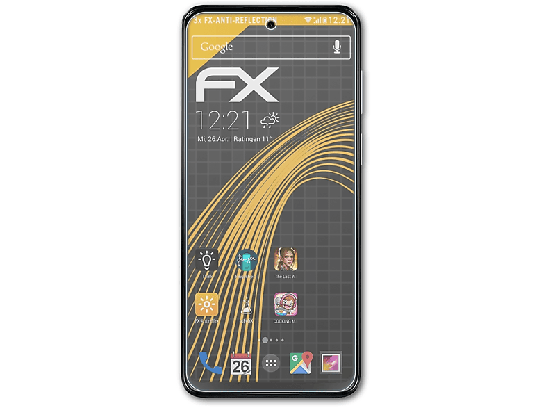 Displayschutz(für FX-Antireflex Moto ATFOLIX 3x Motorola G23)