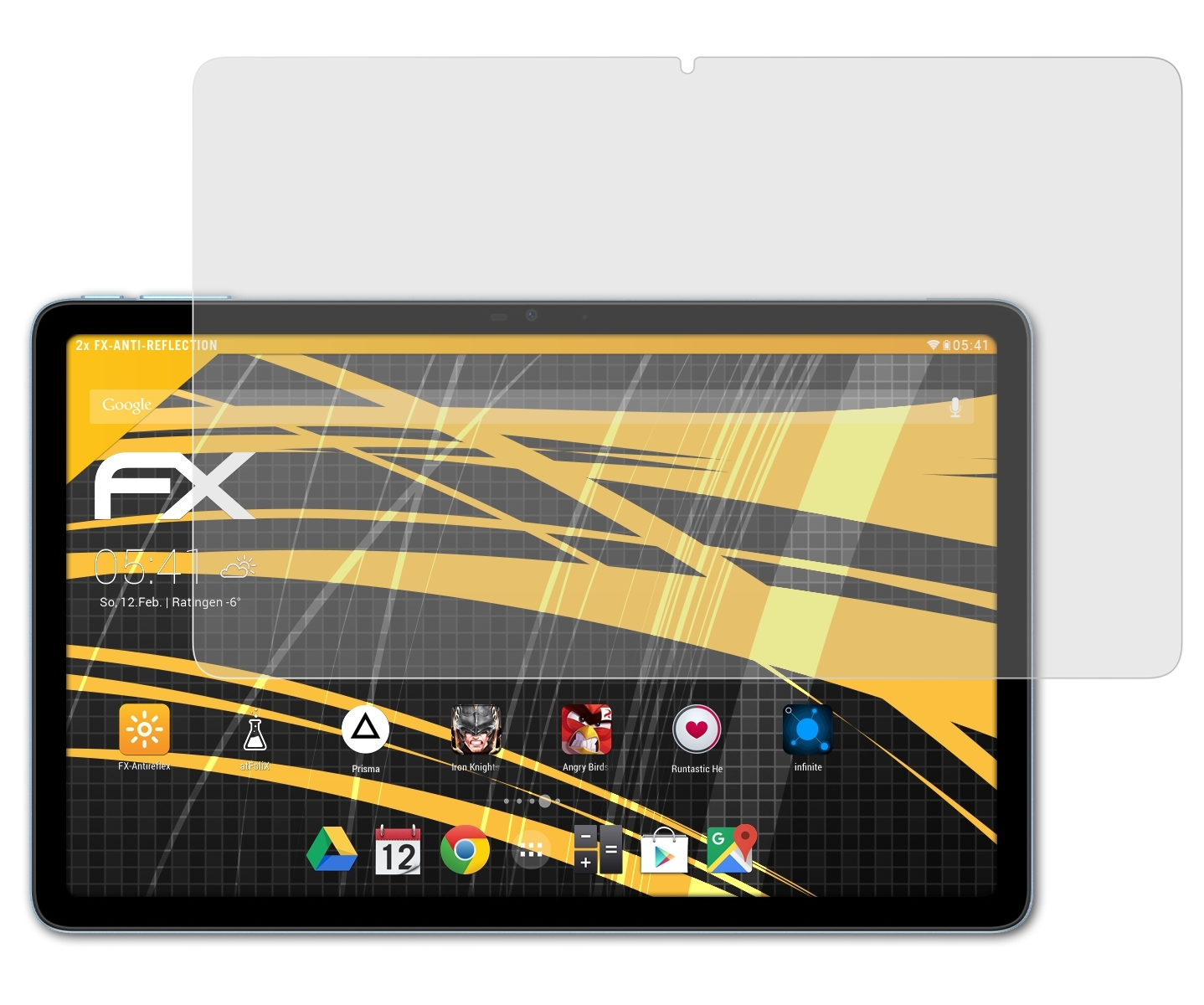 ATFOLIX Doogee Displayschutz(für FX-Antireflex 2x T20)