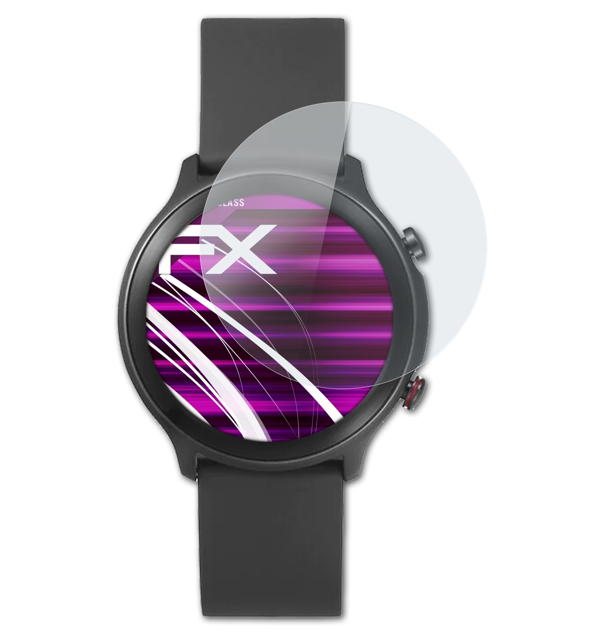 ATFOLIX FX-Hybrid-Glass Schutzglas(für Doro Watch)