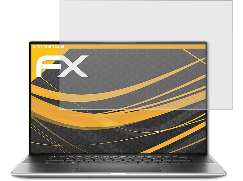 17 Dell (9700)) FX-Antireflex 2x Displayschutz(für XPS ATFOLIX
