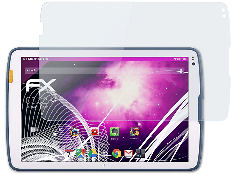ATFOLIX FX-Hybrid-Glass Schutzglas(für Zebra ET45-HC)