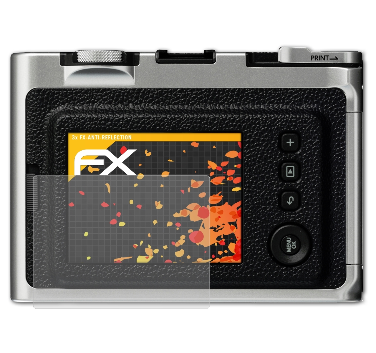 Instax 3x mini FX-Antireflex ATFOLIX Displayschutz(für Evo)