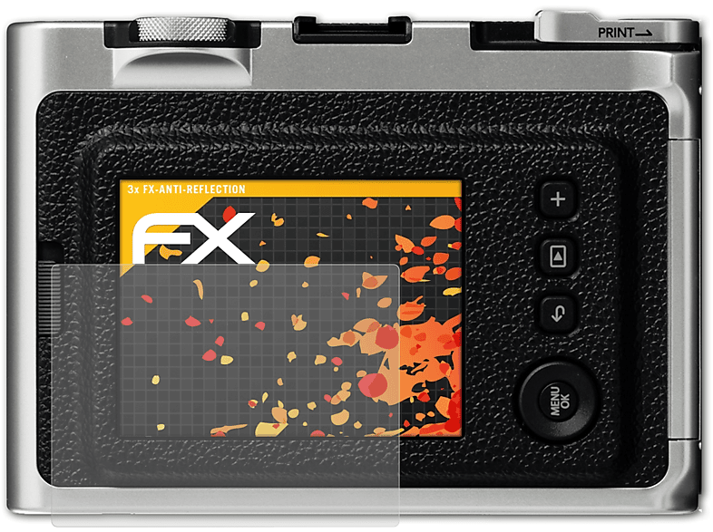 ATFOLIX 3x FX-Antireflex Displayschutz(für mini Instax Evo)