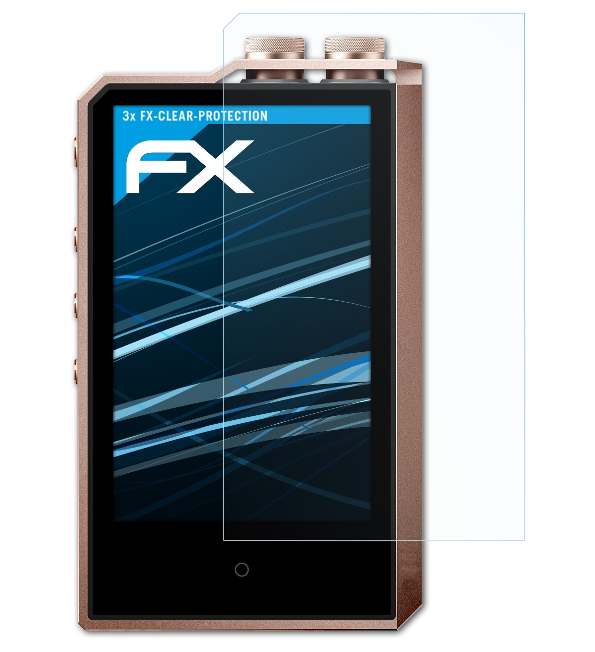 ATFOLIX 3x FX-Clear Displayschutz(für II) Mark 2 Plenue Cowon