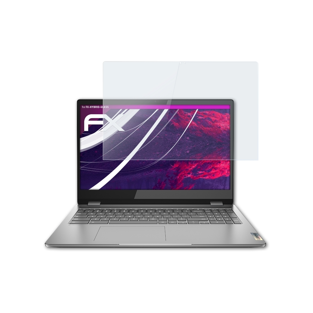 ATFOLIX FX-Hybrid-Glass Chromebook Flex 7)) 3i IdeaPad (Gen Schutzglas(für Lenovo