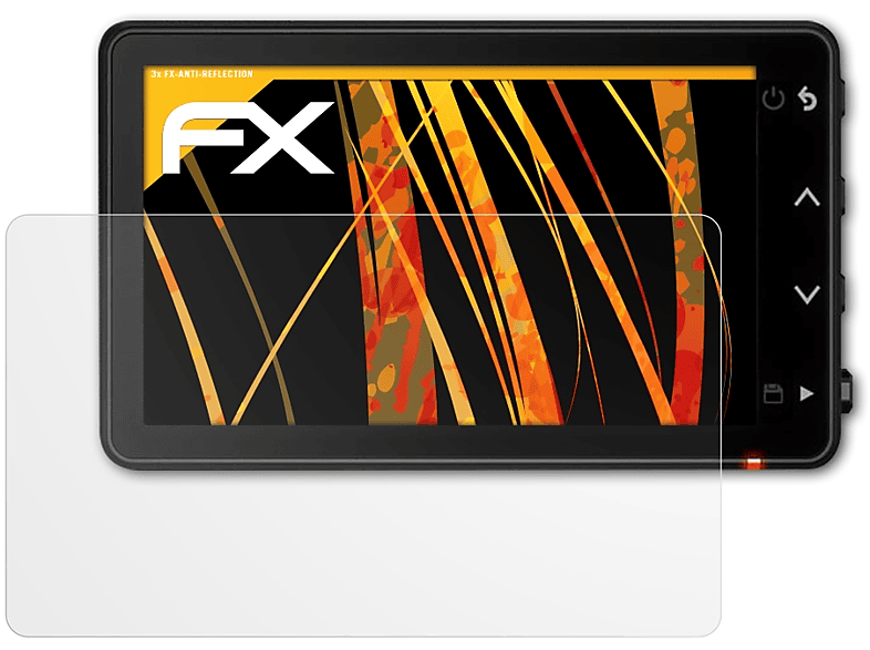 ATFOLIX 3x FX-Antireflex Displayschutz(für Garmin Dash Cam Live) | Kamera Schutzfolie