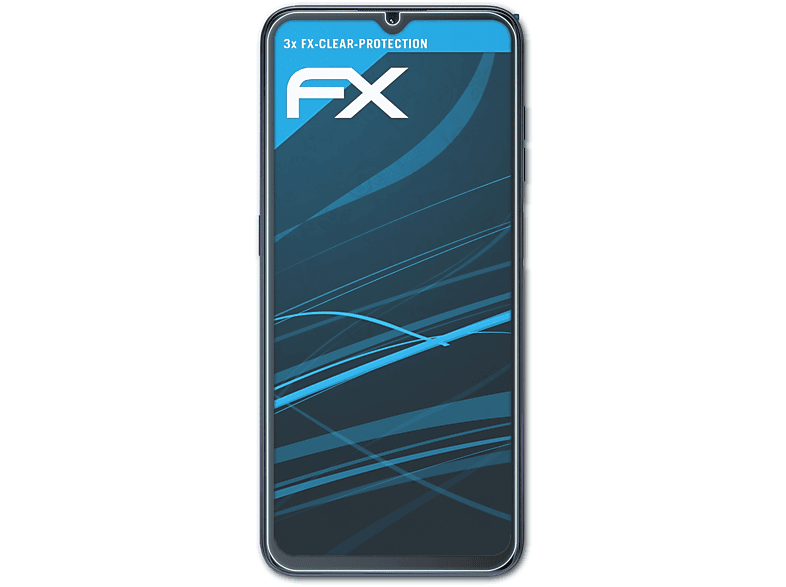 ATFOLIX 3x FX-Clear Displayschutz(für Oukitel C32)