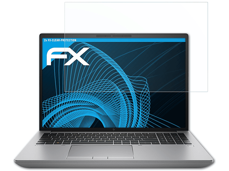 ATFOLIX 2x FX-Clear Displayschutz(für HP ZBook Fury 16 G9)