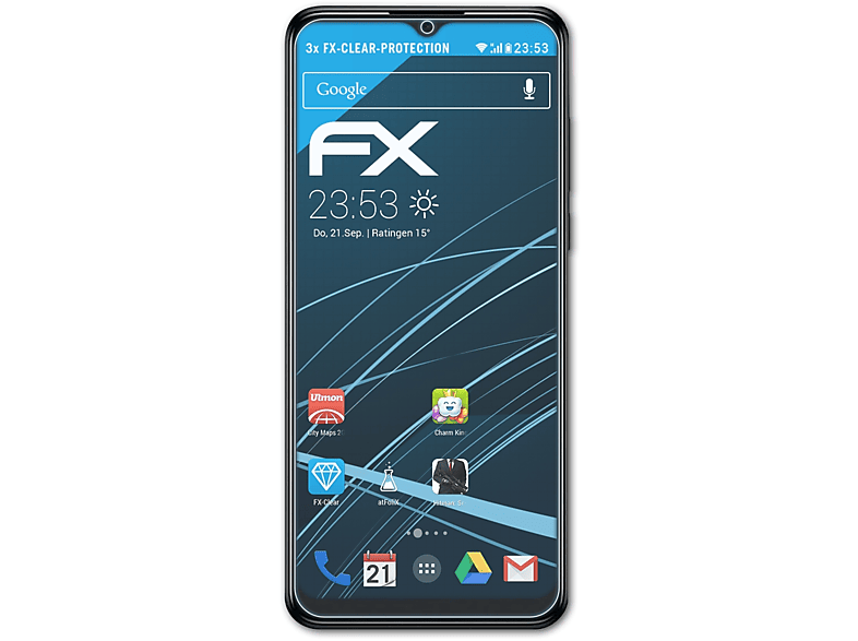 ATFOLIX 3x FX-Clear Displayschutz(für TCL 30 SE)
