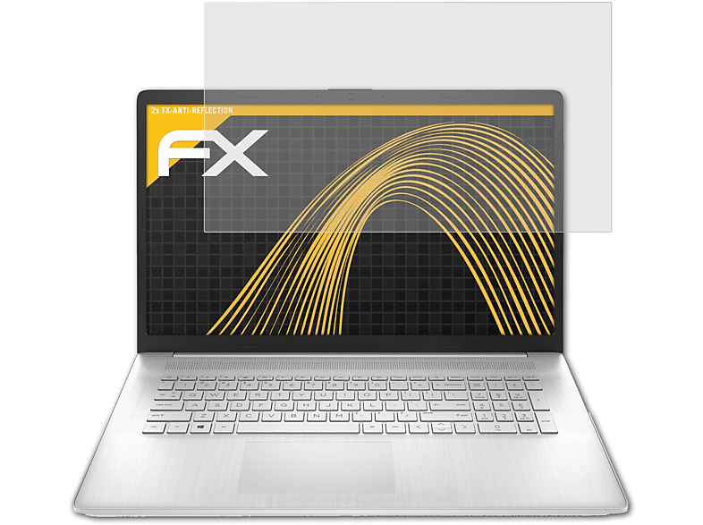 FX-Antireflex Displayschutz(für HP 17-cn2754ng) ATFOLIX 2x