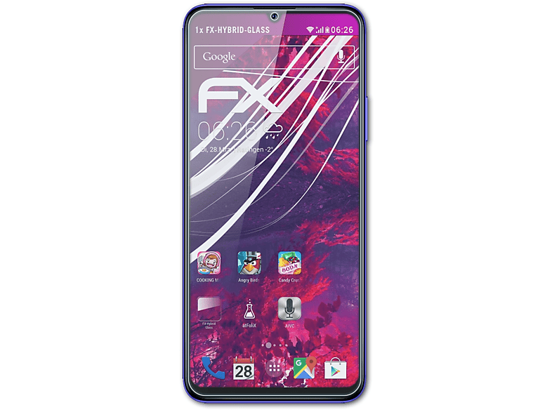 FX-Hybrid-Glass Schutzglas(für Wiko 10) ATFOLIX